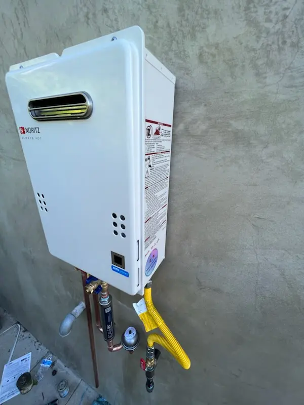 Tankless water heater installation for Camden homes